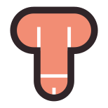 Penis icon in Retro Style