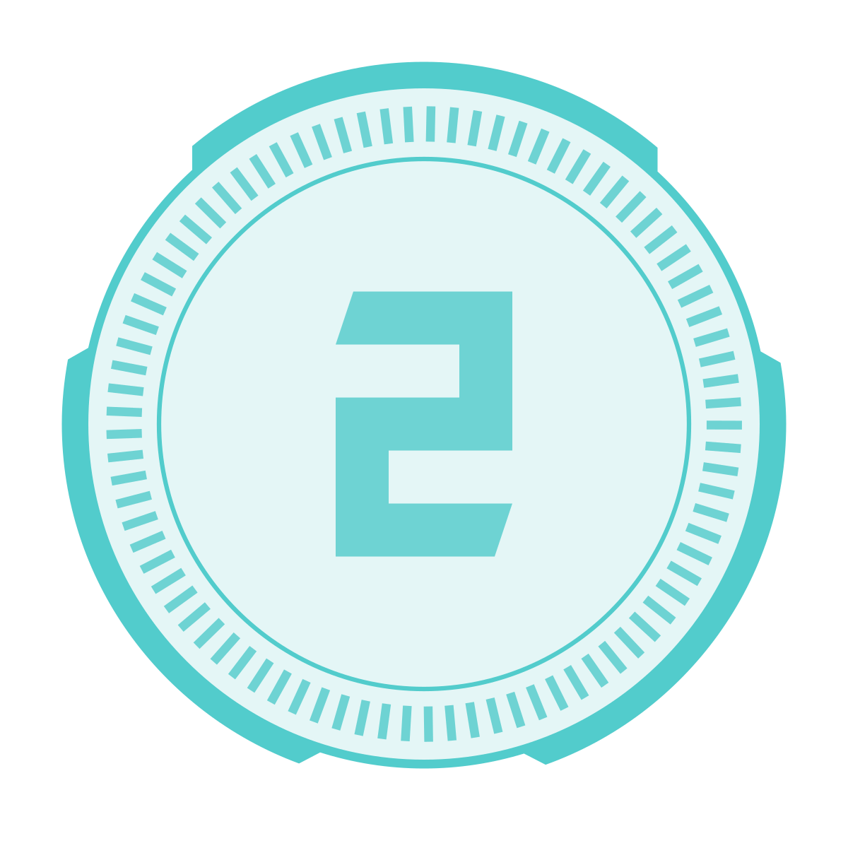 sci-fi style 2 circle icon