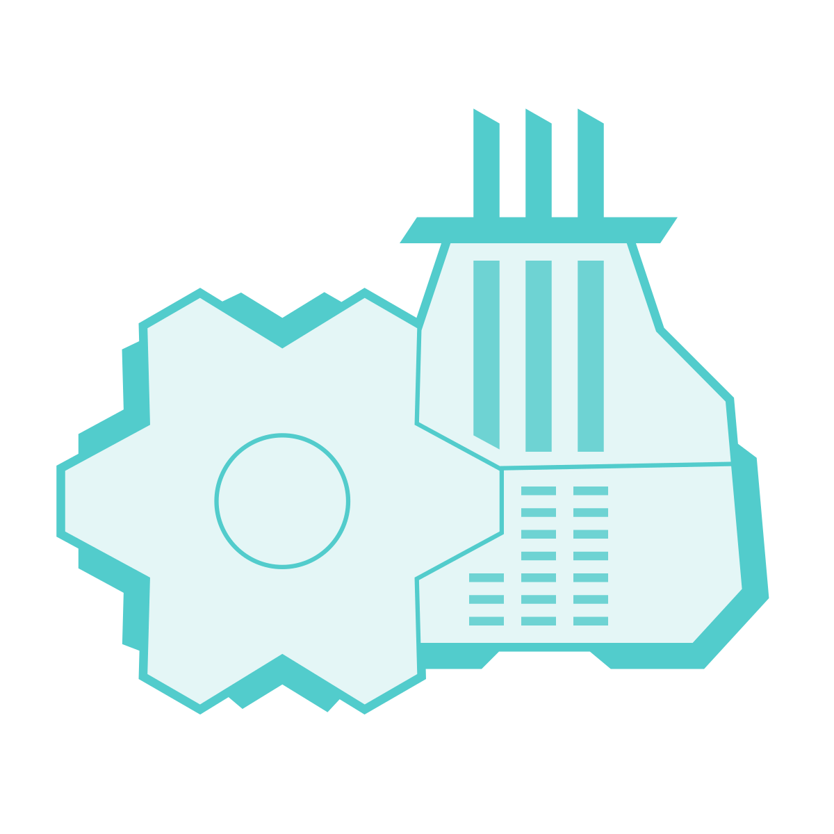 sci-fi style aroma icon