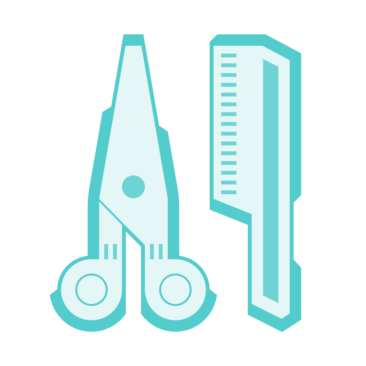sci-fi style barbershop icon