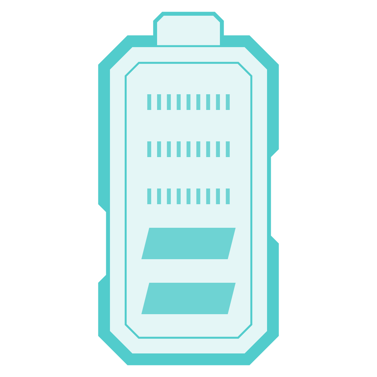 sci-fi style battery icon