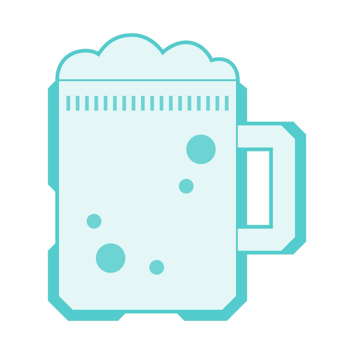 sci-fi style bière icon