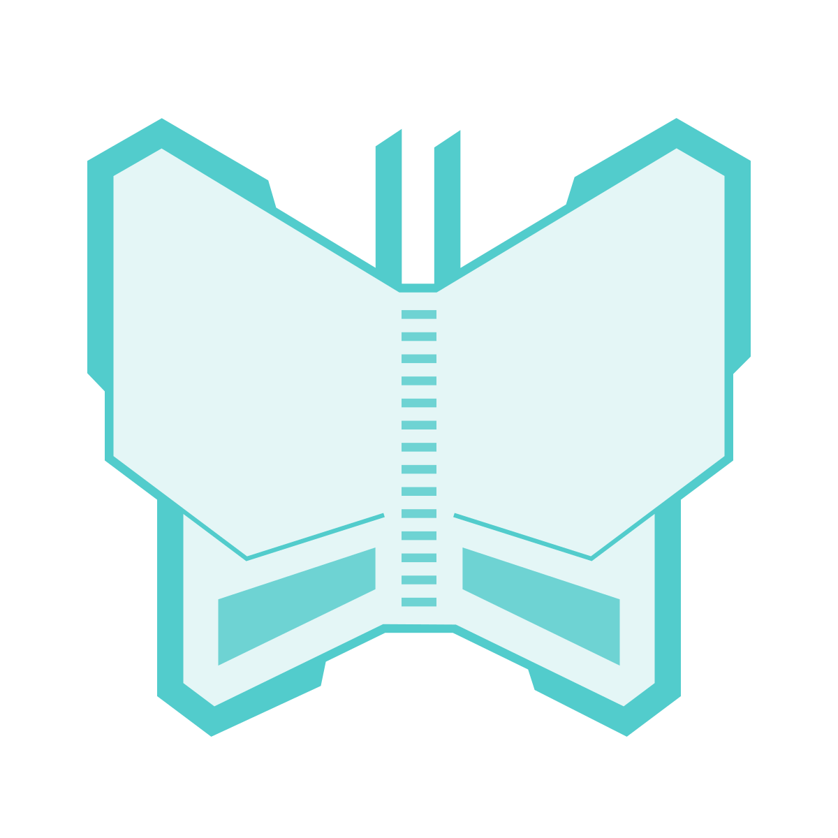 sci-fi style butterfly icon