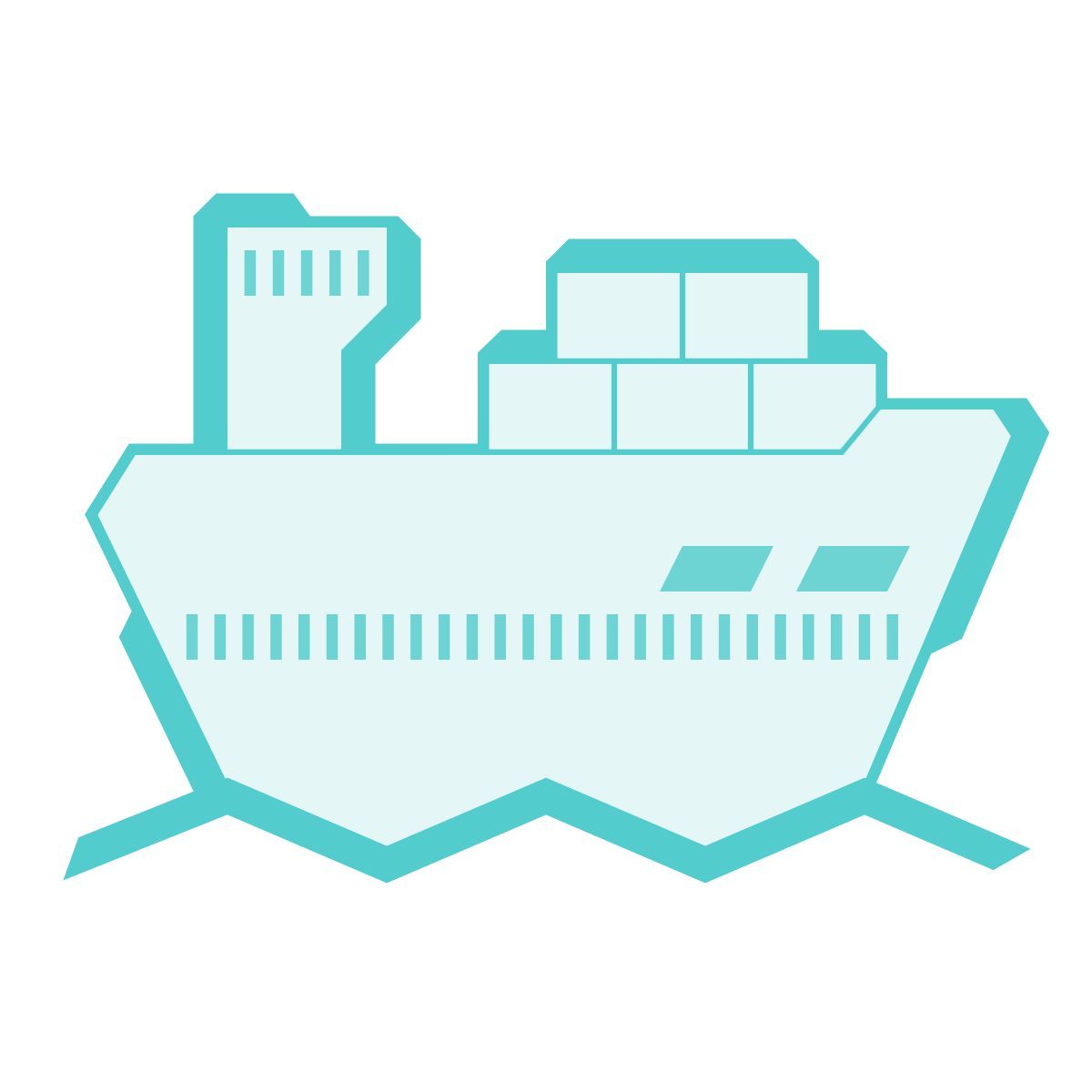 sci-fi style 货船 icon