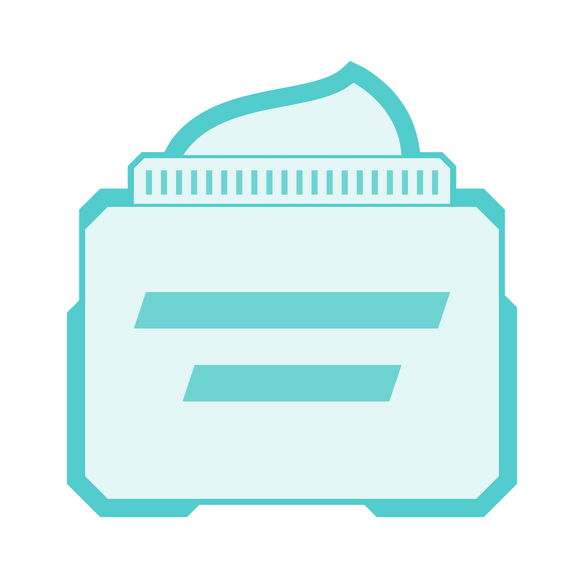 sci-fi style cream bottle icon