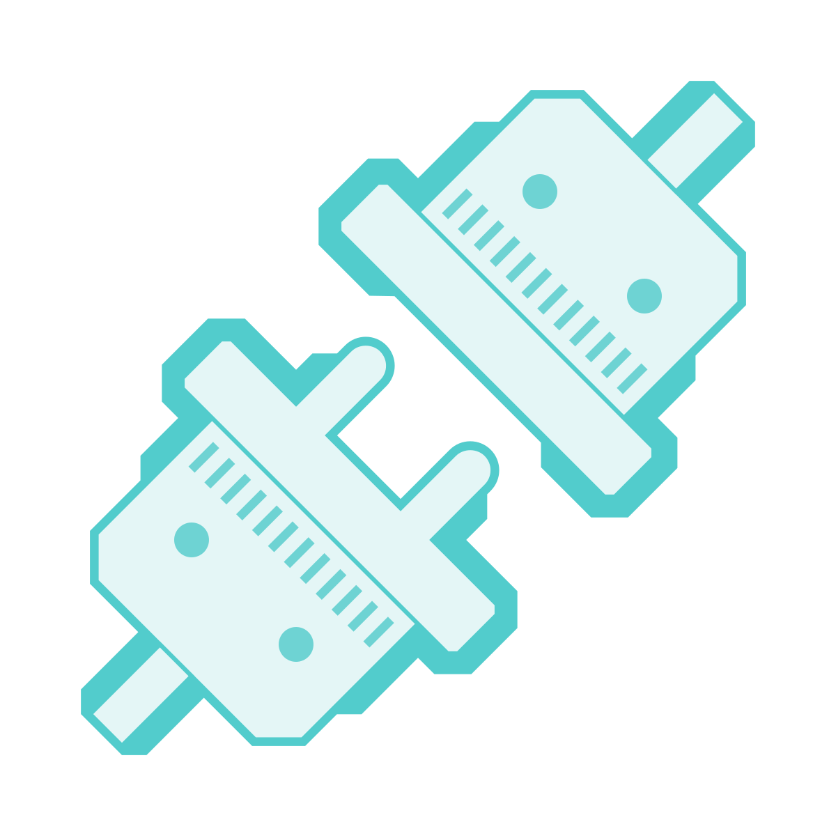 sci-fi style disconnected icon