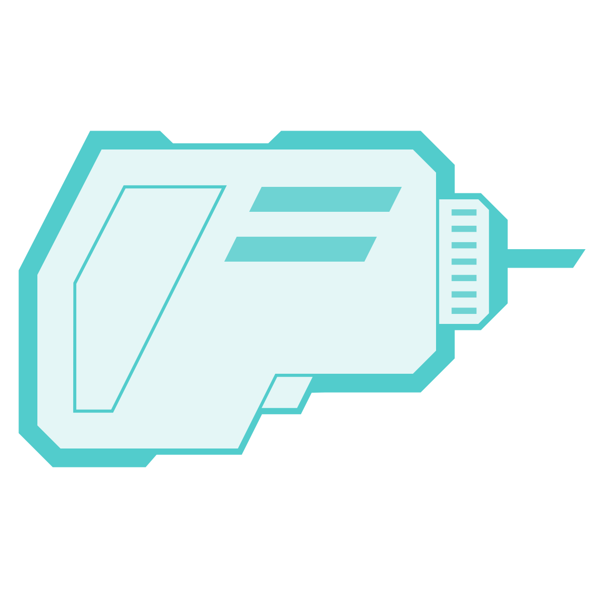 sci-fi style drill icon