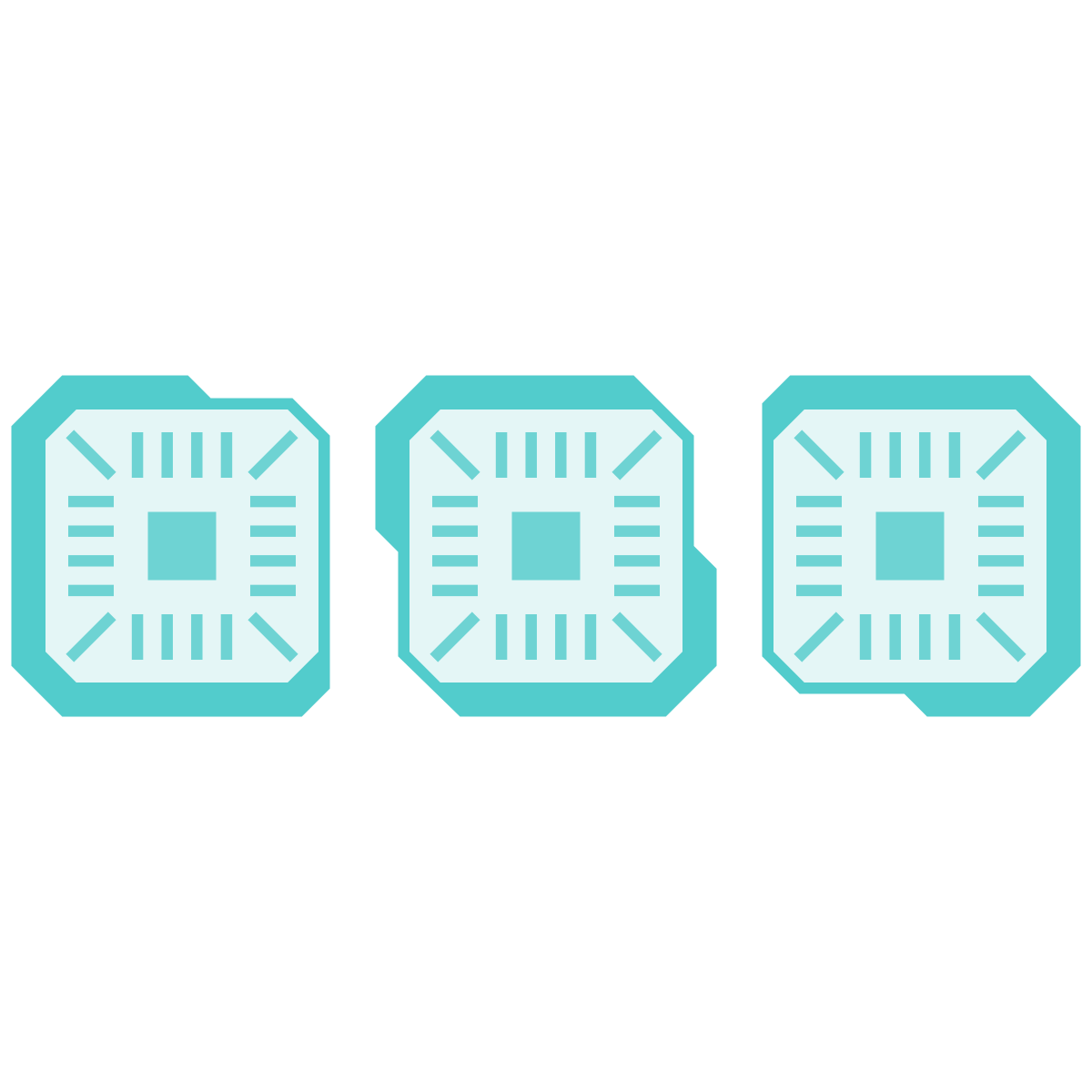 sci-fi style ellipsis icon