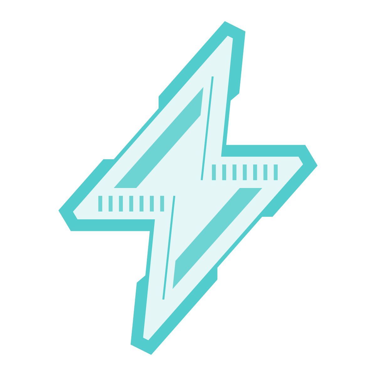 sci-fi style flash activé icon