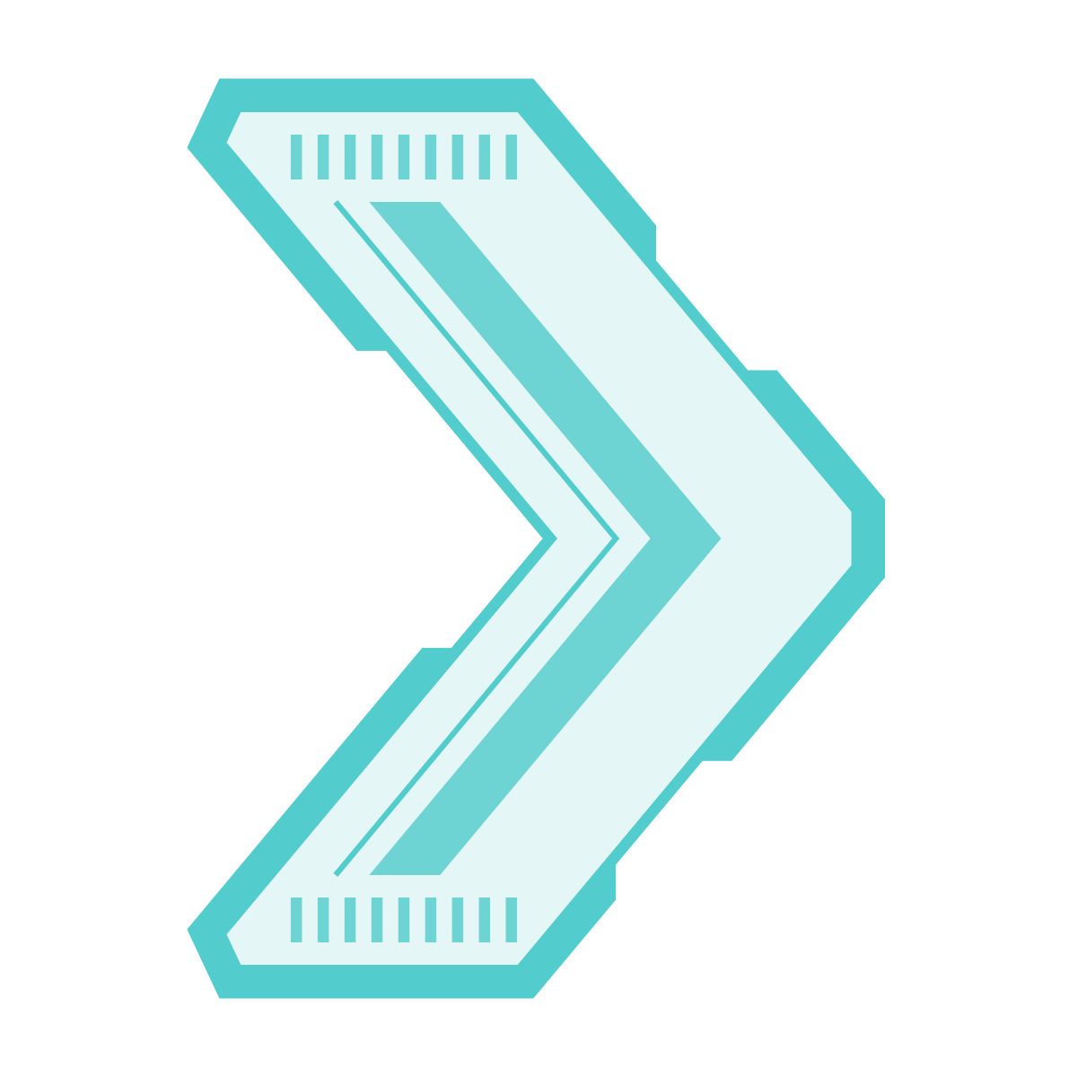 sci-fi style forward icon