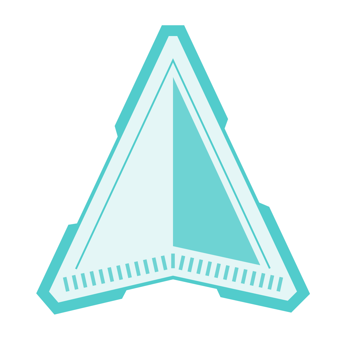 sci-fi style gps device icon