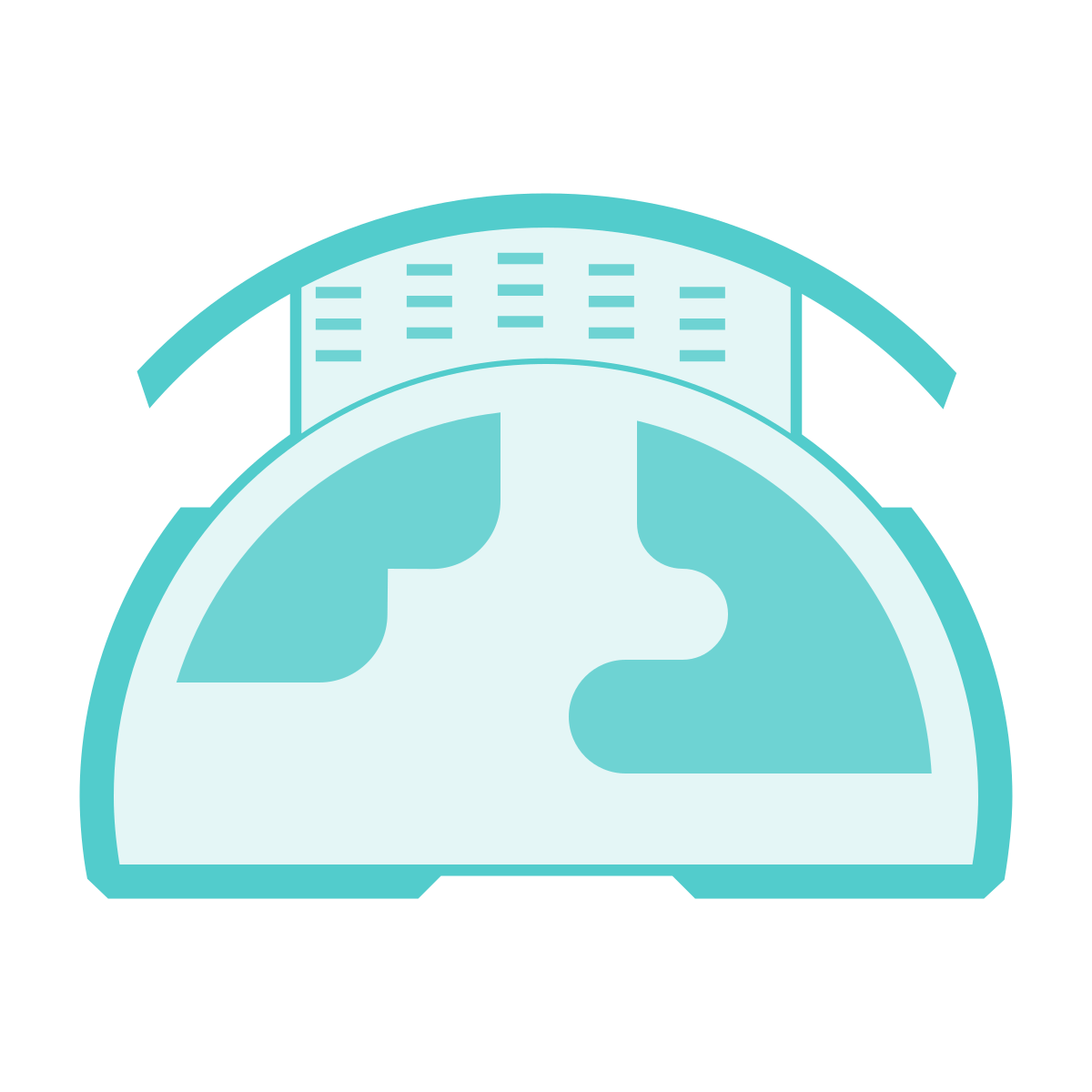sci-fi style greenhouse effect icon