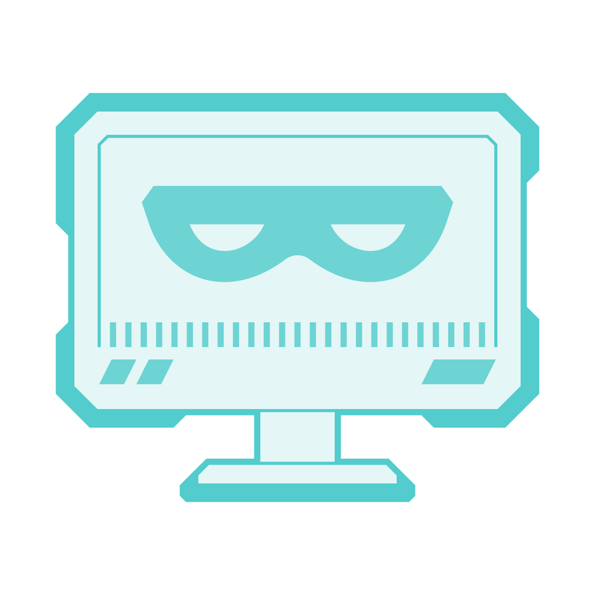 sci-fi style hacking icon