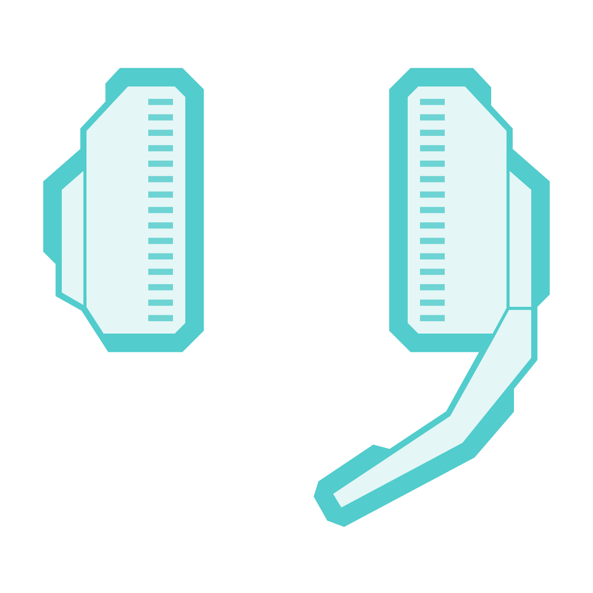 sci-fi style headset icon