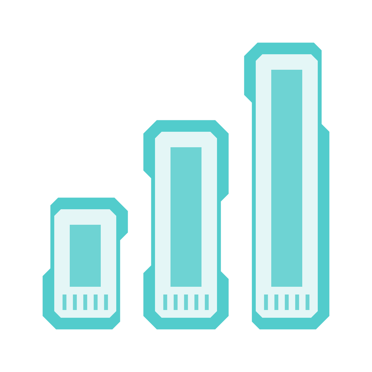sci-fi style high connection icon