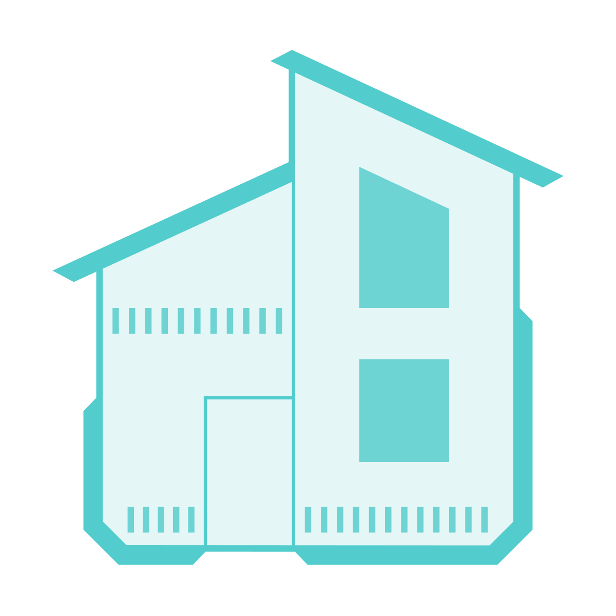 sci-fi style home icon
