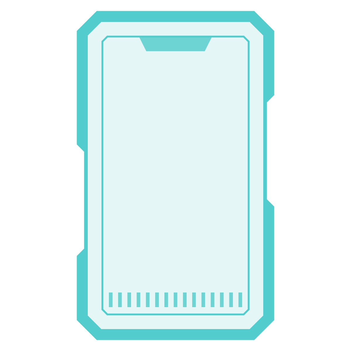 sci-fi style iphone x icon