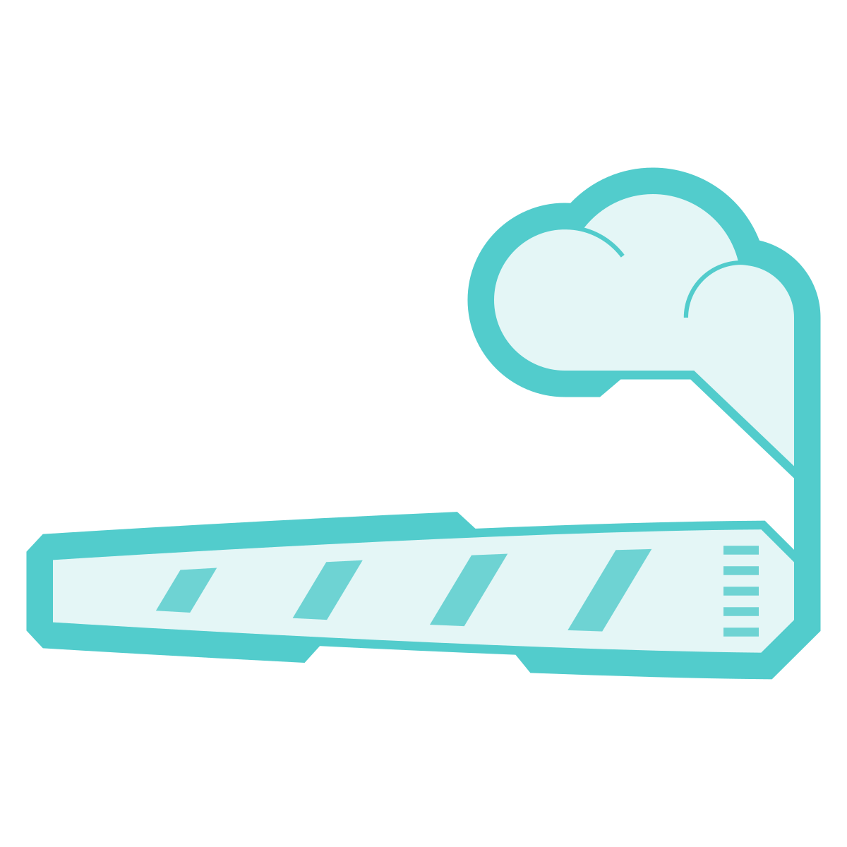 sci-fi style joint icon