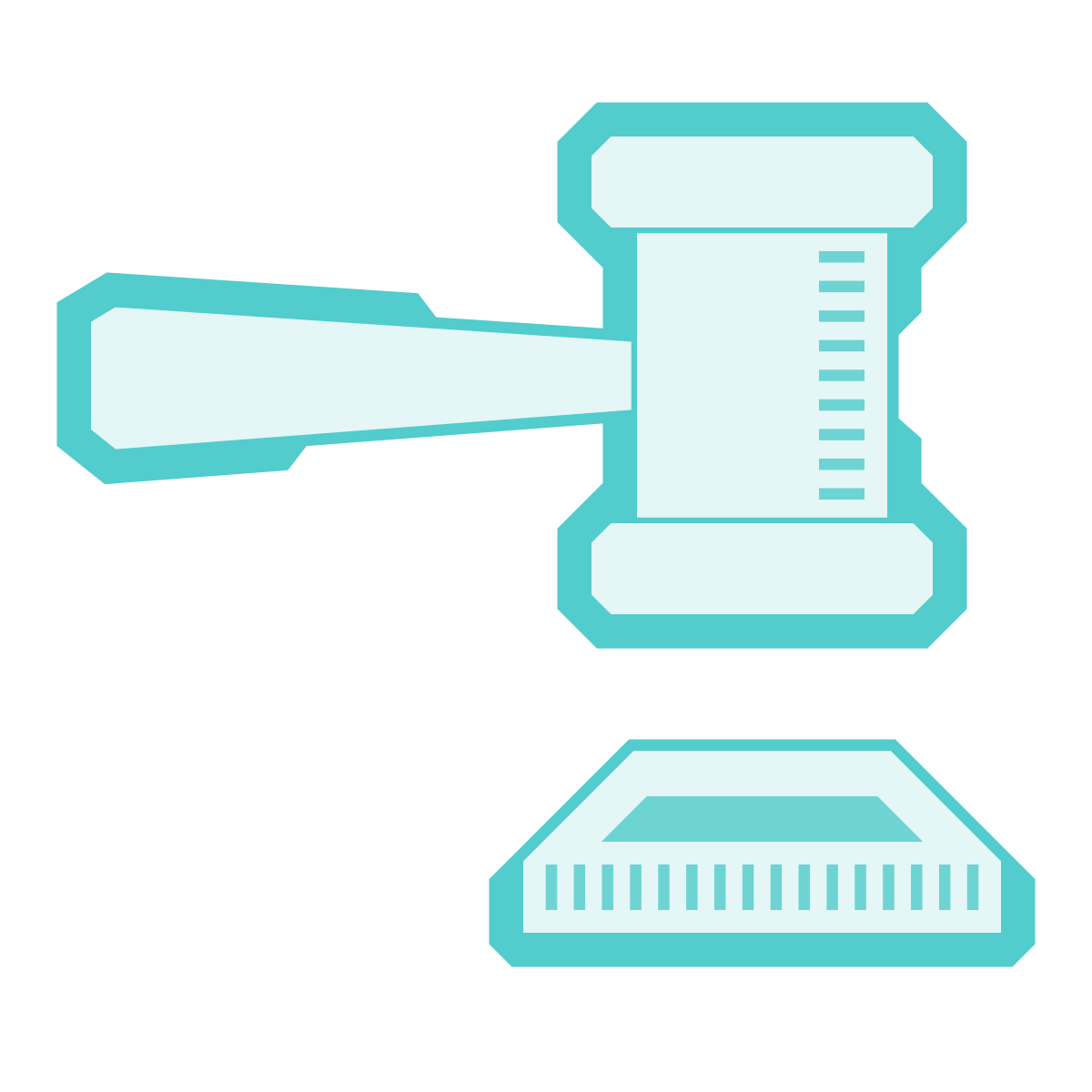 sci-fi style law icon
