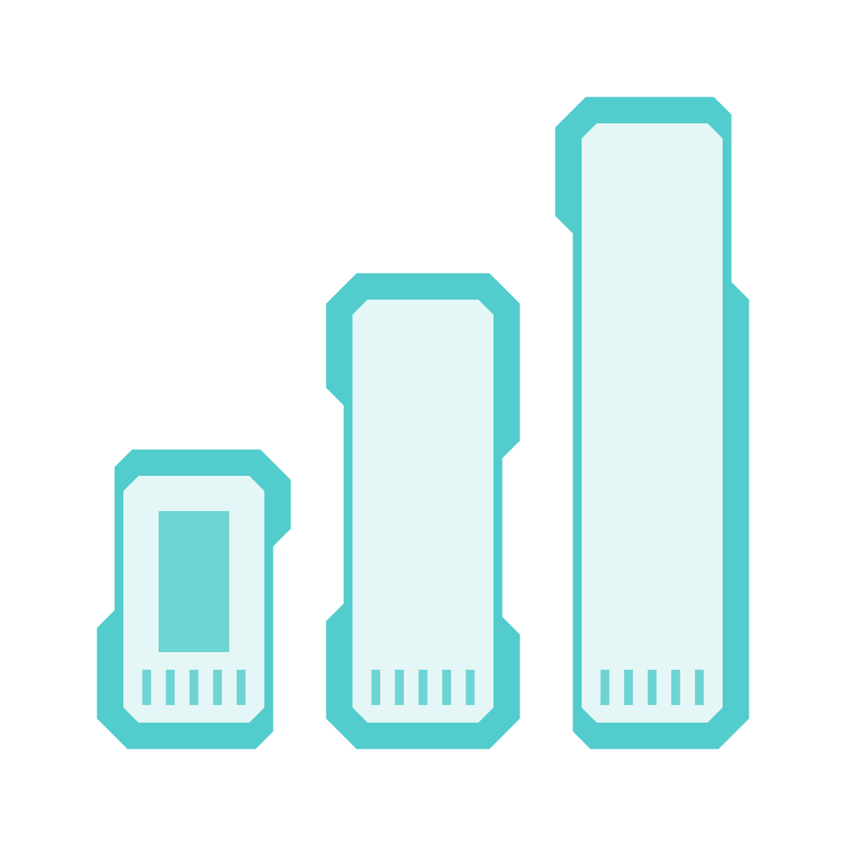 sci-fi style low connection icon
