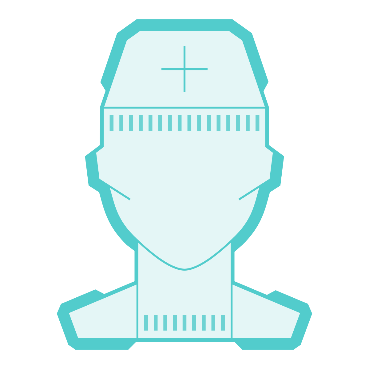 sci-fi style medical doctor icon