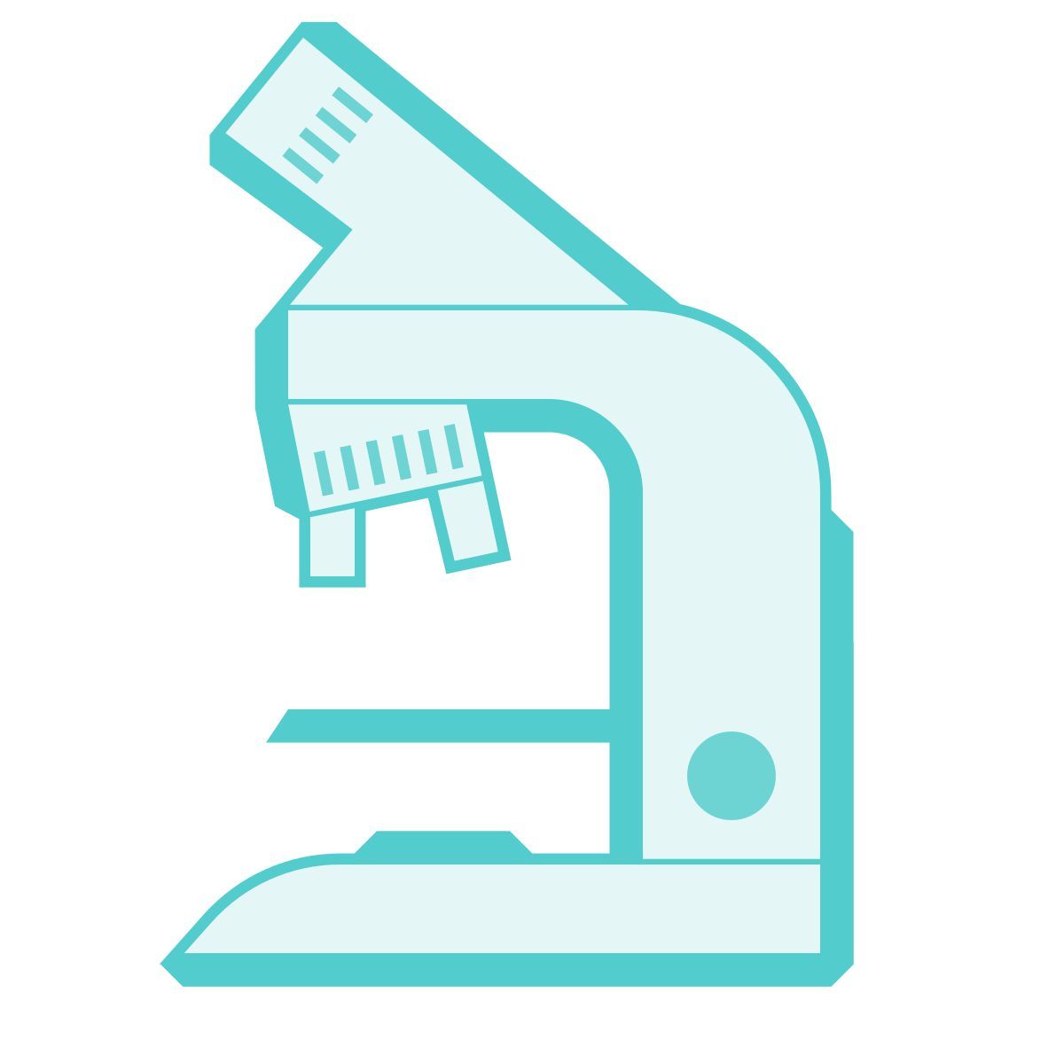 sci-fi style microscope icon