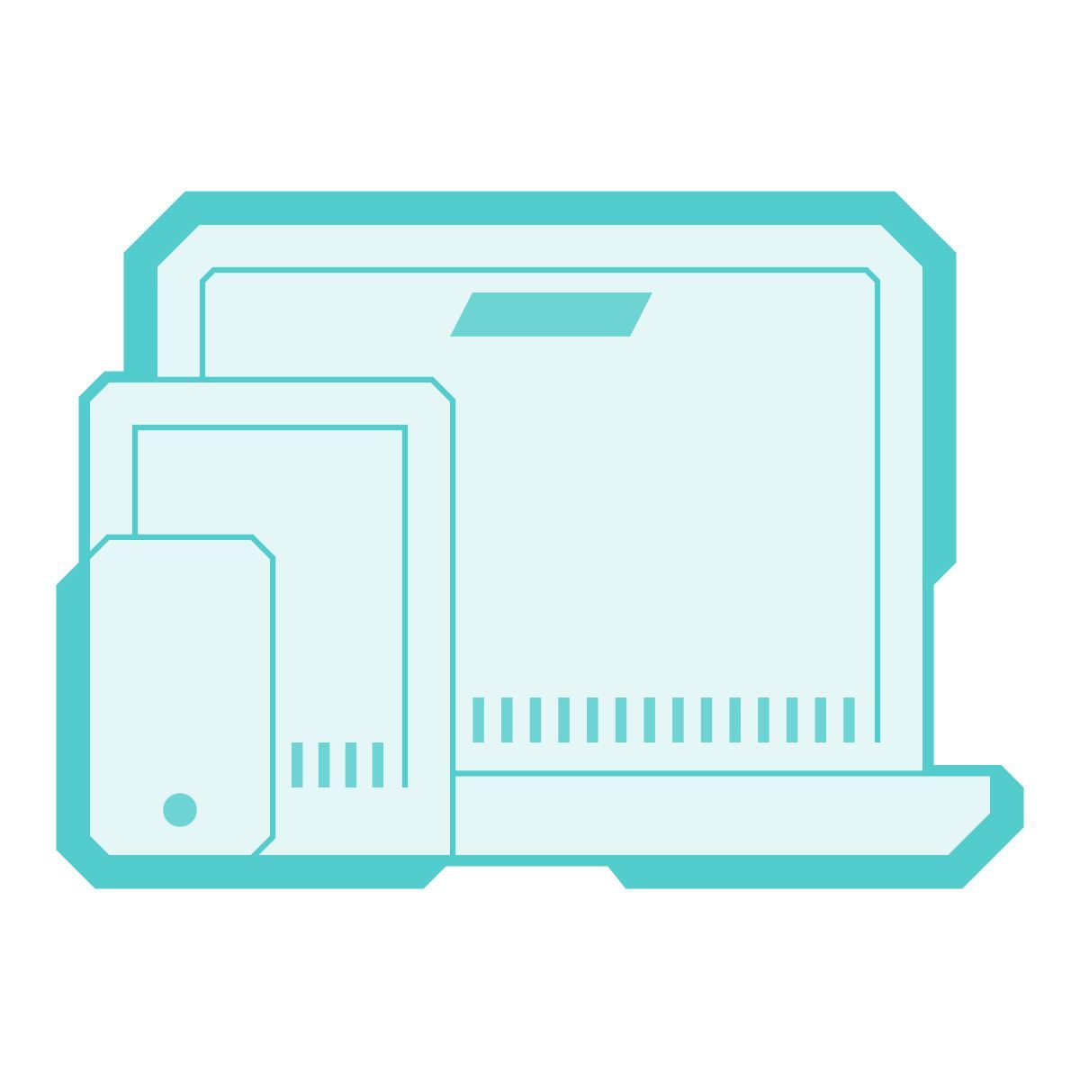 sci-fi style 多个设备 icon