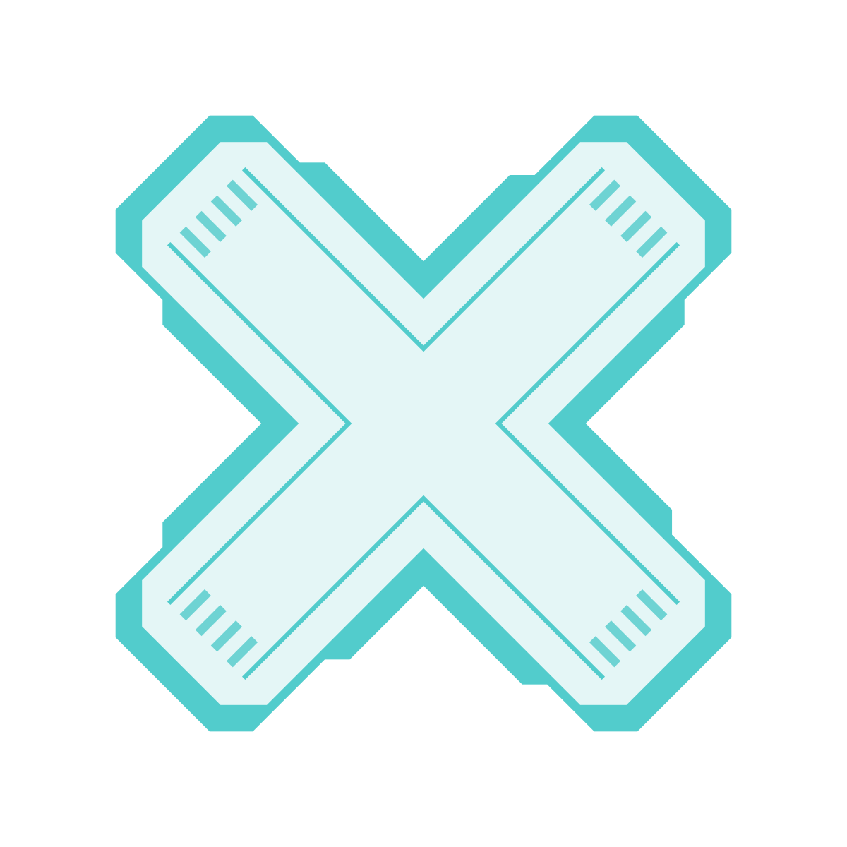 sci-fi style multiply icon
