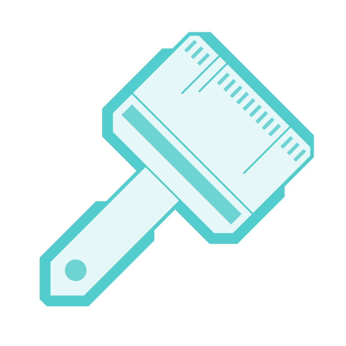 sci-fi style paint brush icon