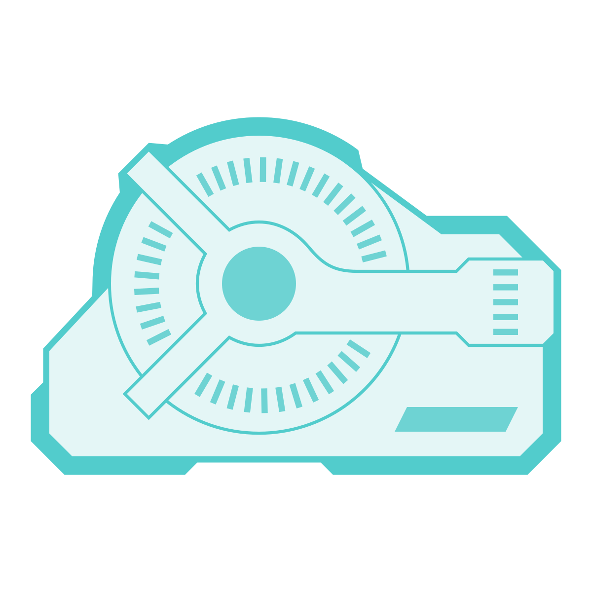 sci-fi style safe icon