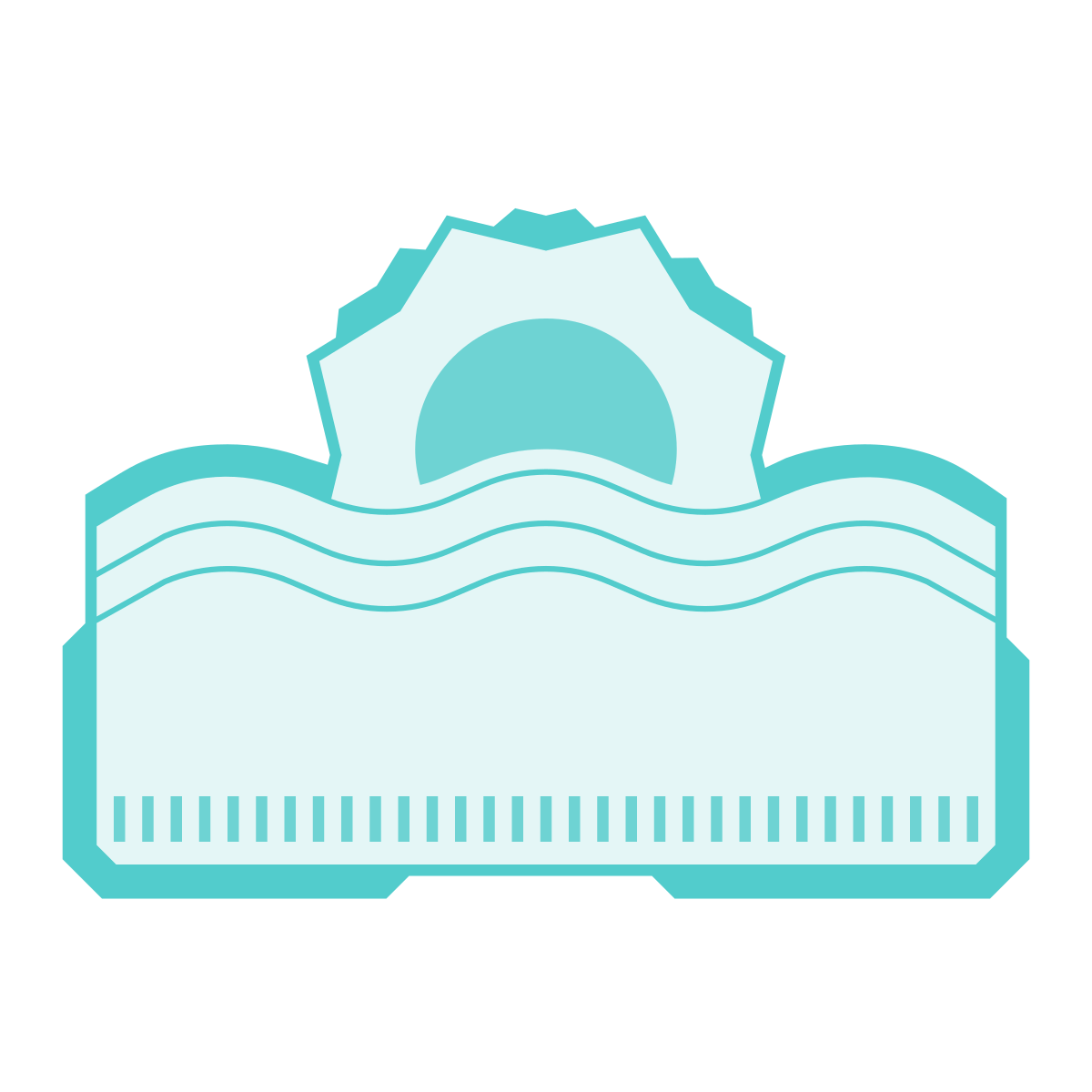 sci-fi style sea icon