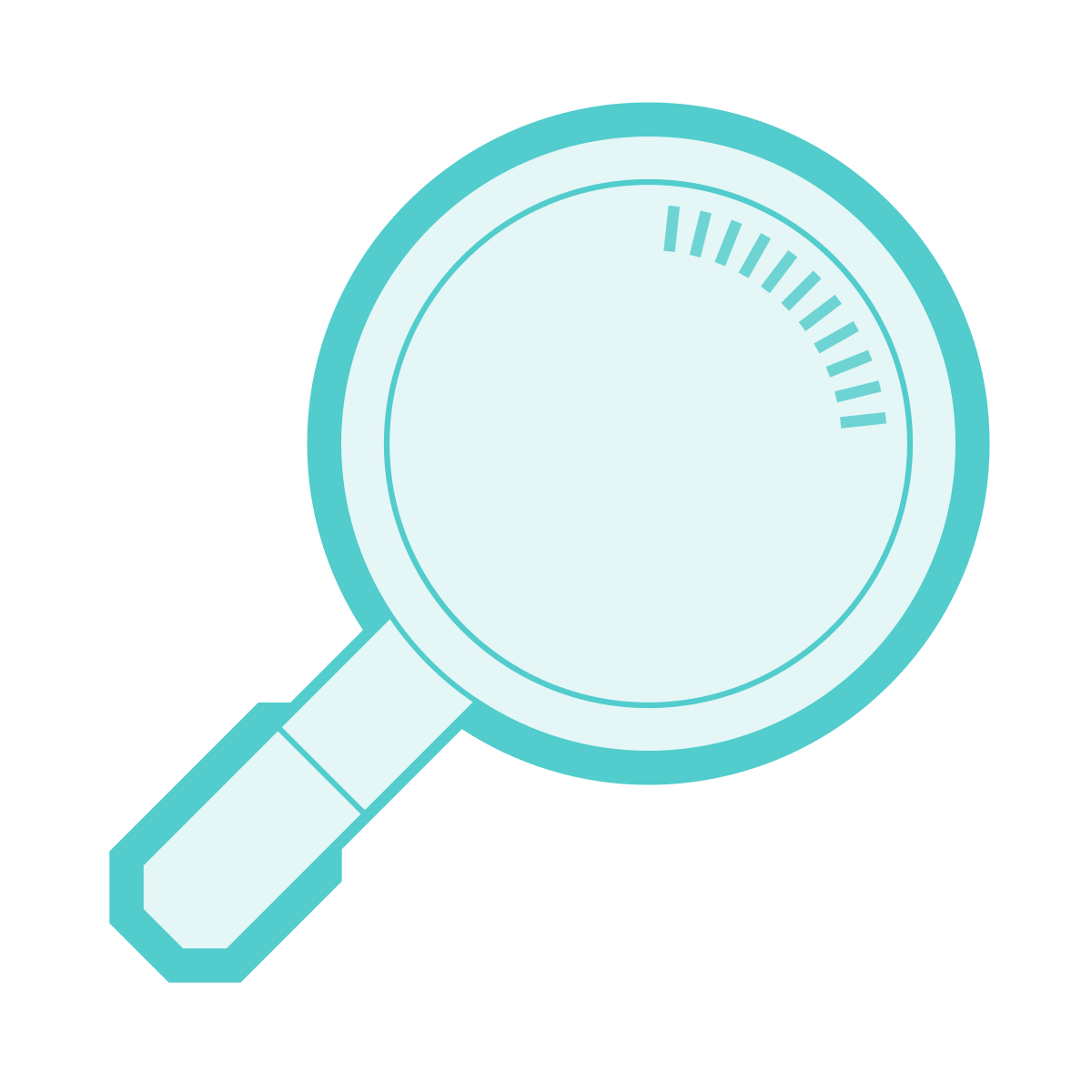 sci-fi style search icon