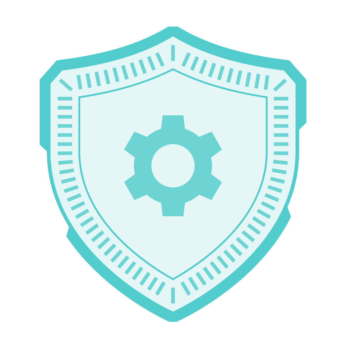 sci-fi style security configuration icon