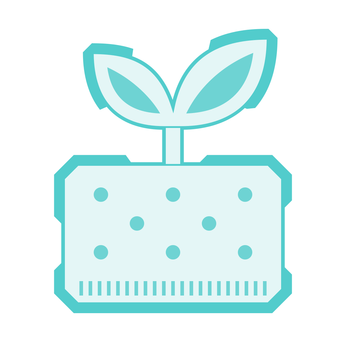 sci-fi style soil icon