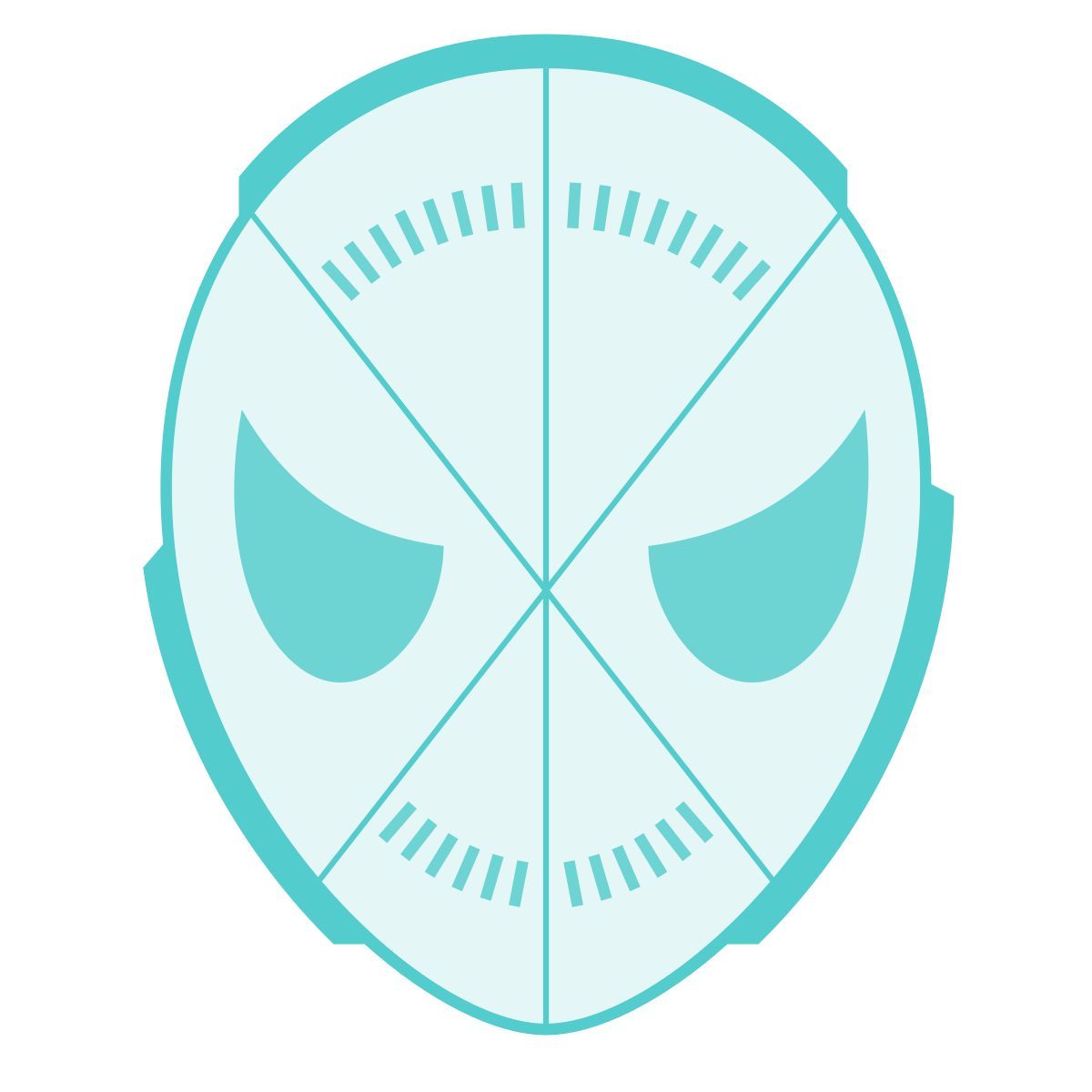 sci-fi style spider man kopf icon