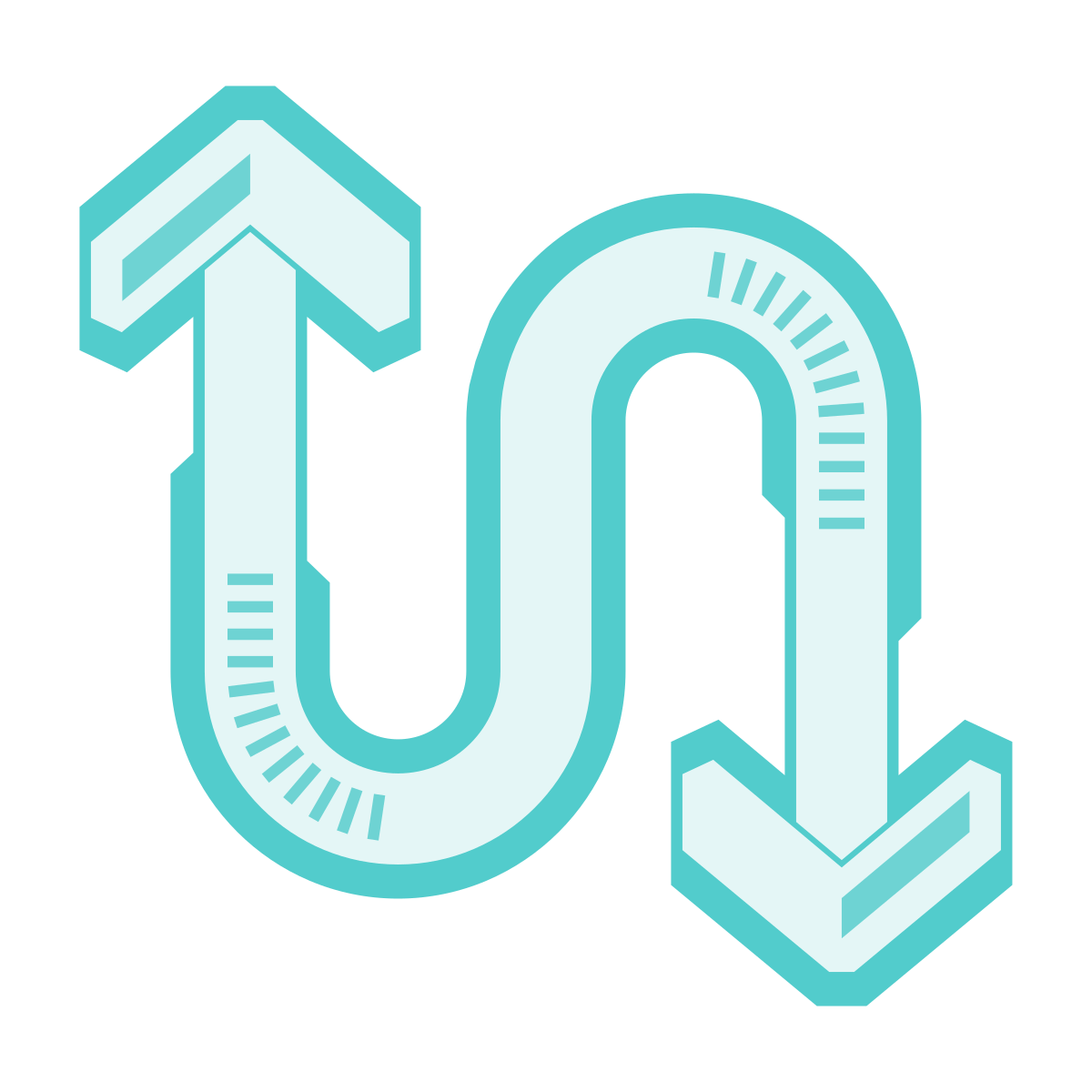 sci-fi style swap icon