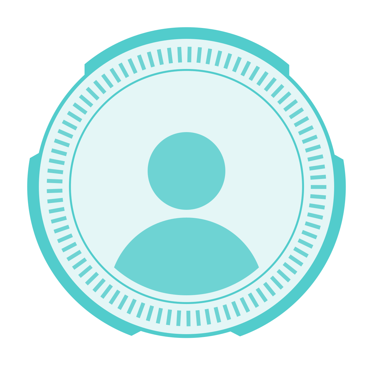 sci-fi style test account icon