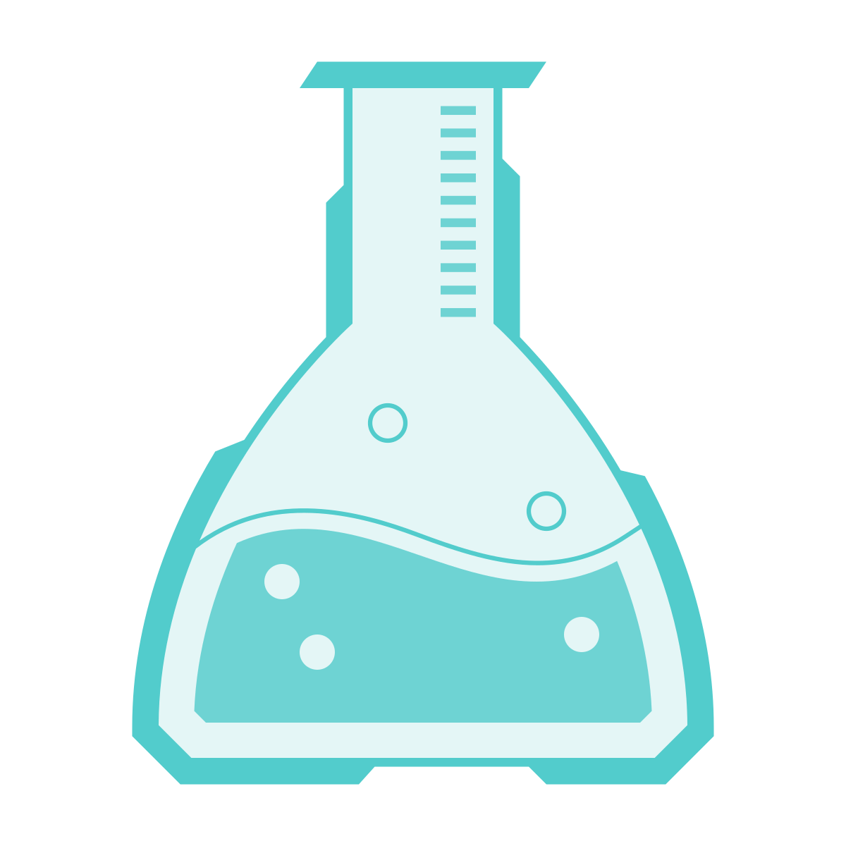 sci-fi style test tube icon