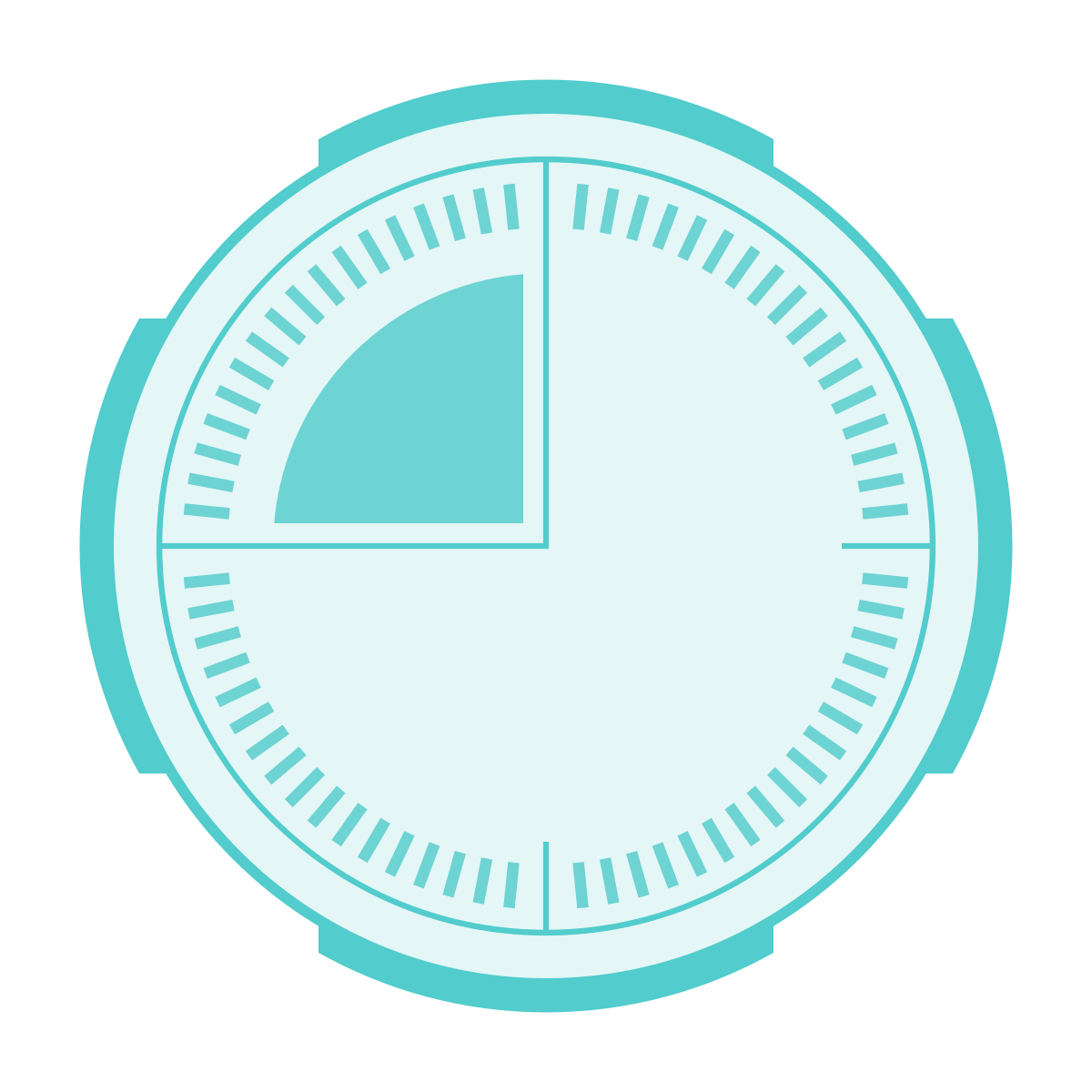 sci-fi style time span icon