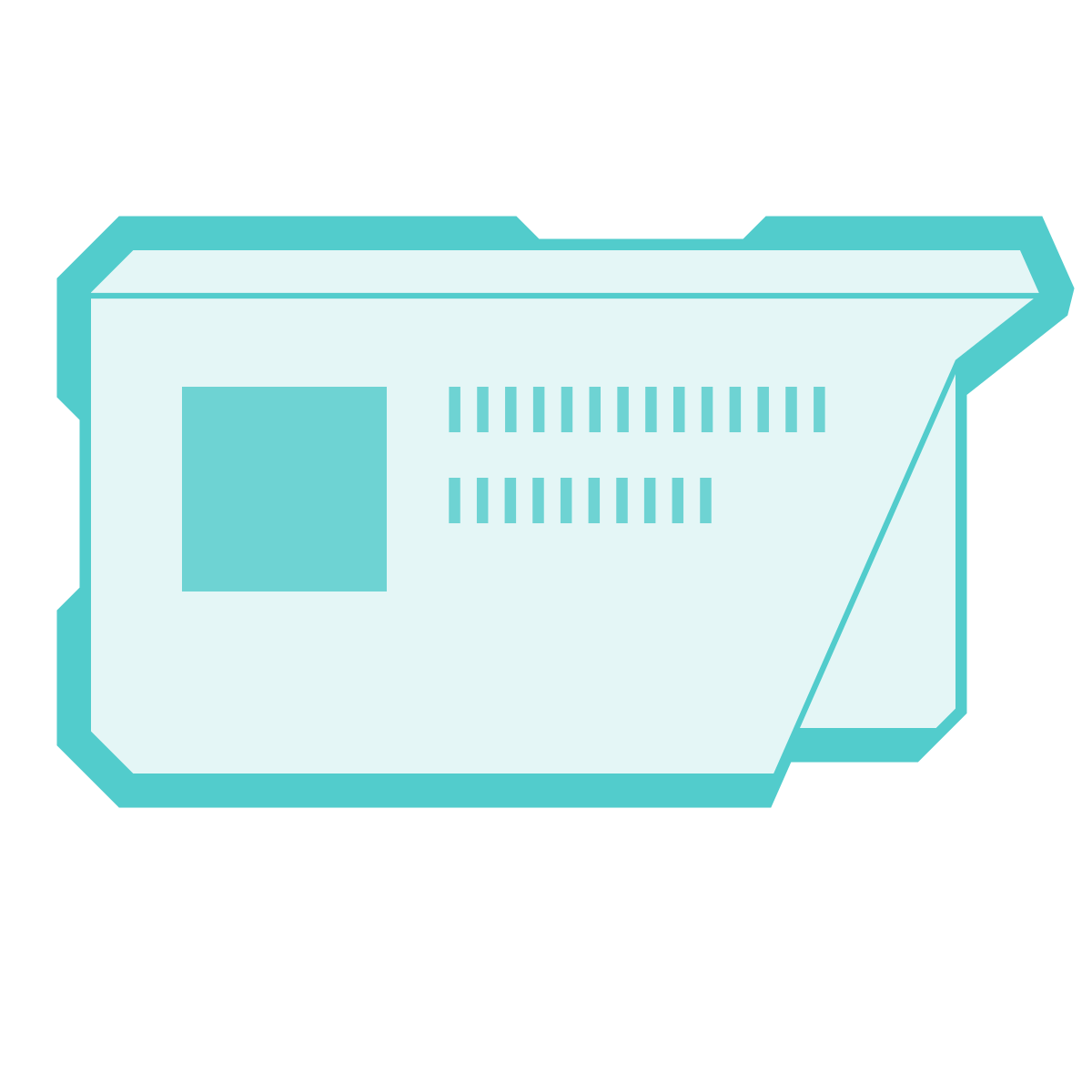 sci-fi style video call icon