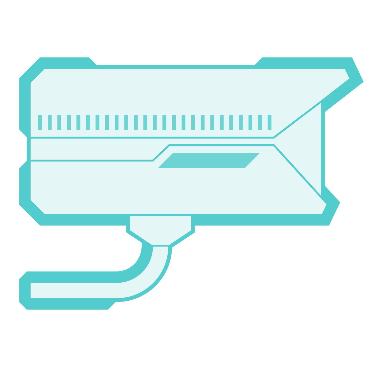 sci-fi style wallmount camera icon