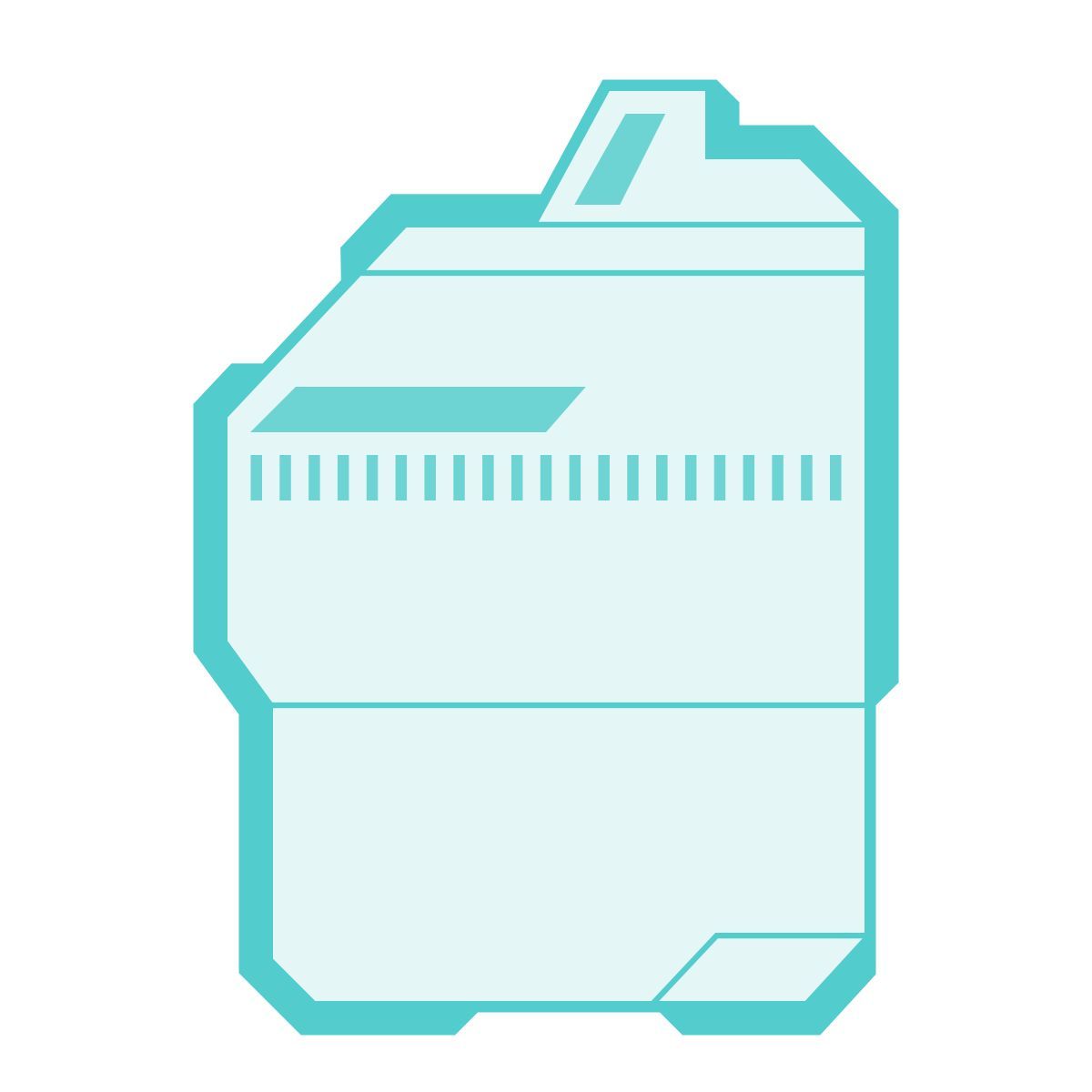 sci-fi style 浪费 icon