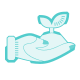 hand planting icon