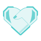 handshake heart icon