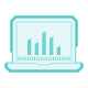 laptop metrics icon