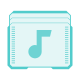 music library icon