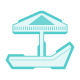 sun lounger icon