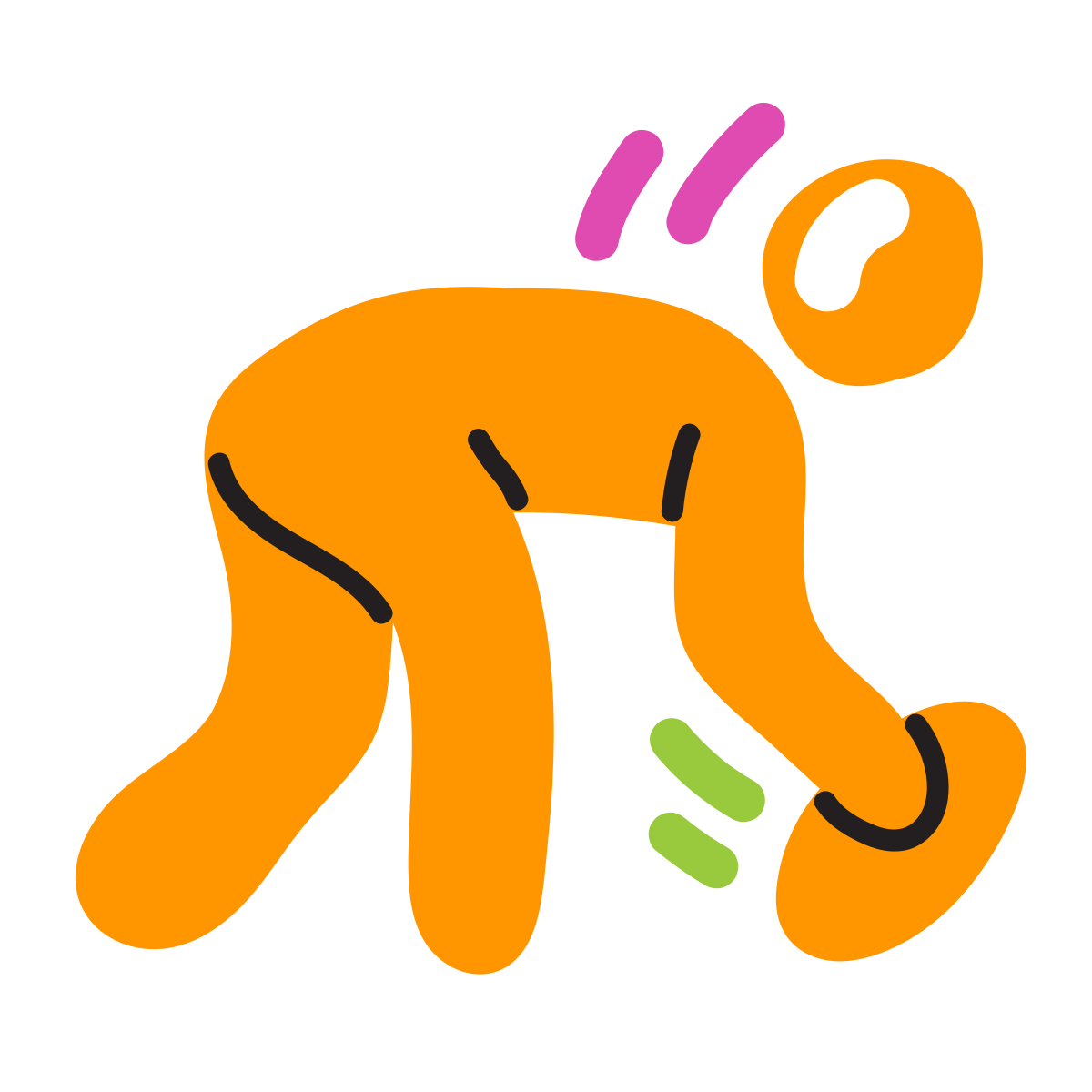 scribby style american football player icon