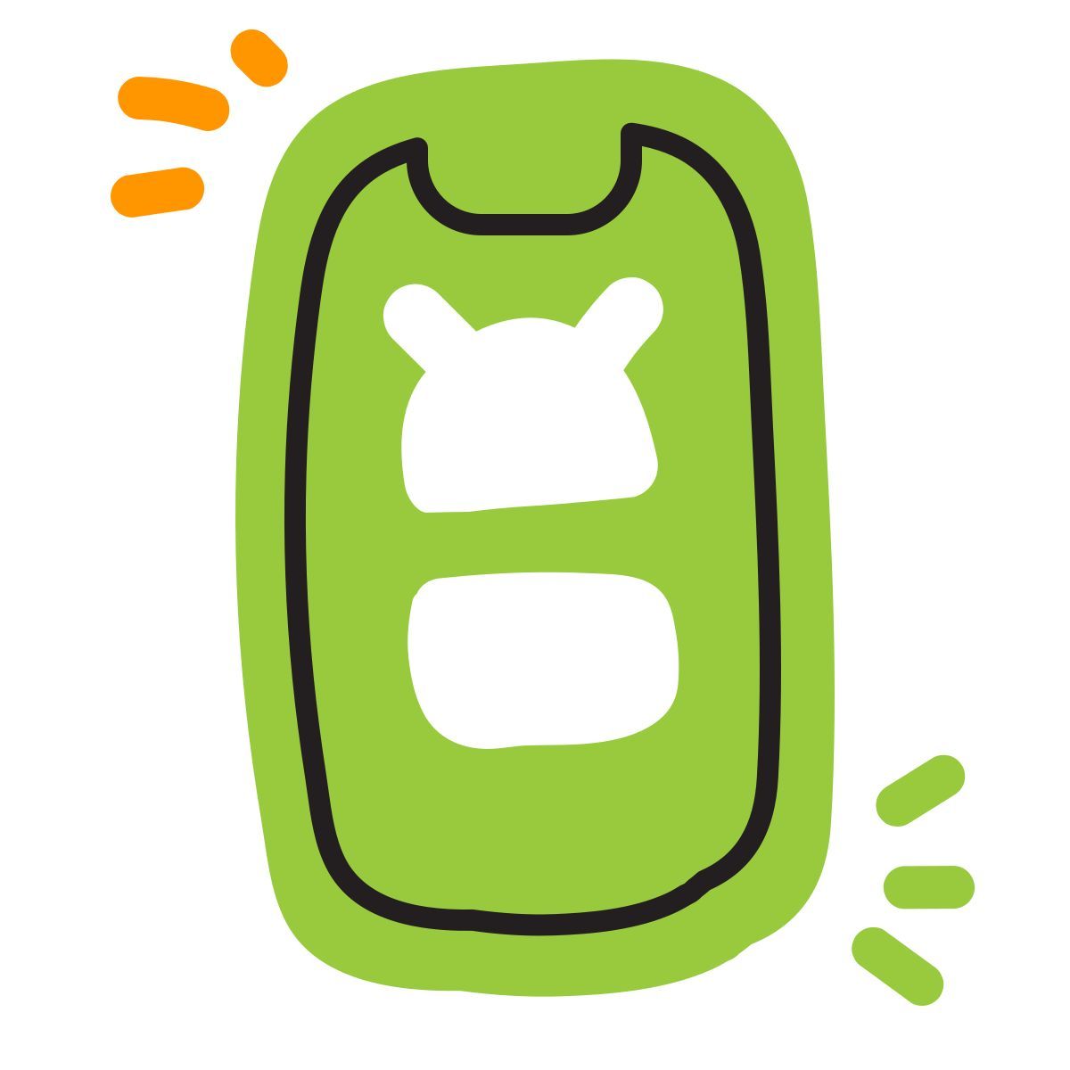 scribby style android phone icon