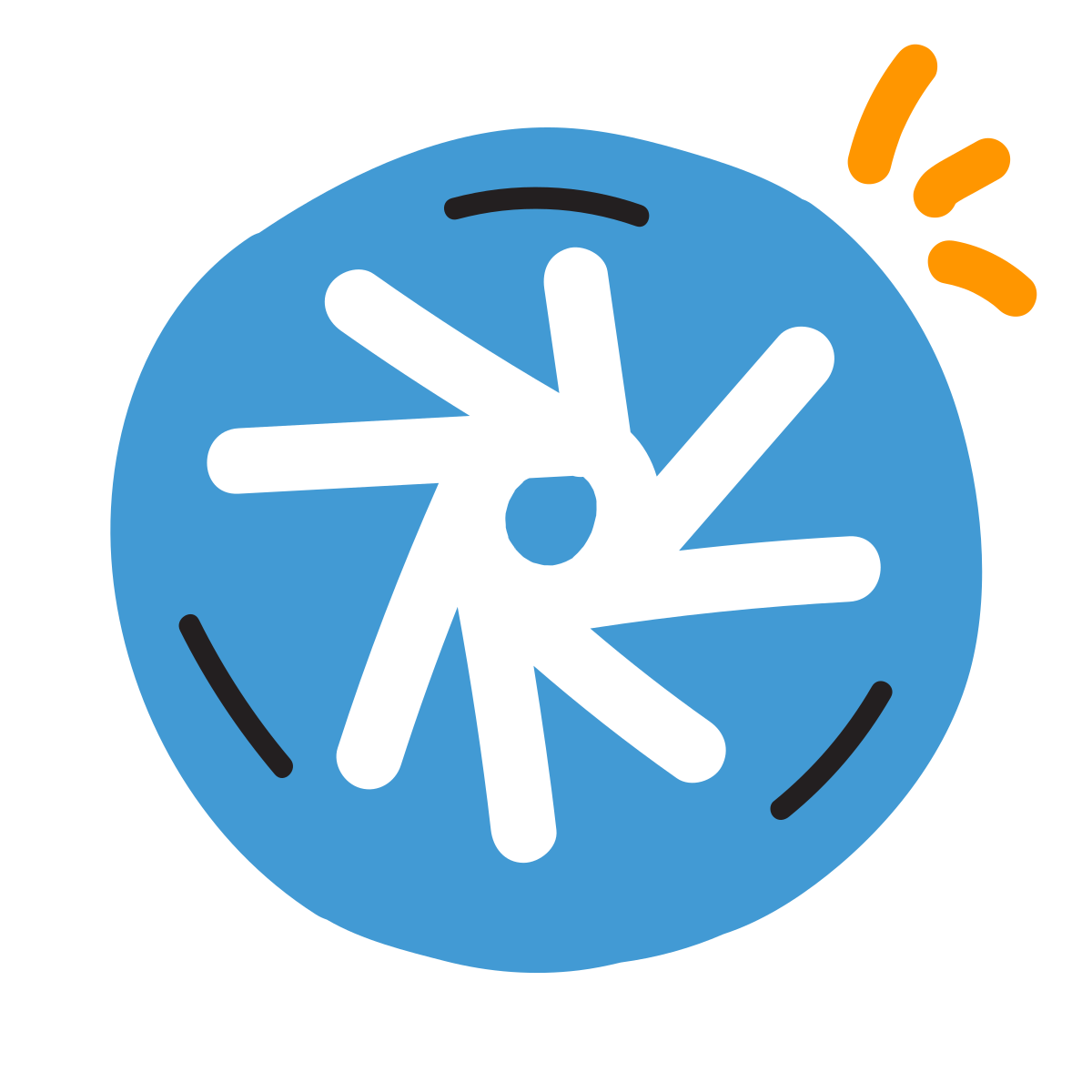 scribby style aperture icon